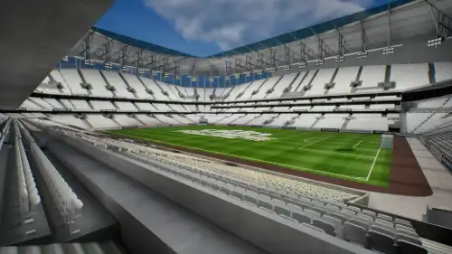 View from Section 201 at Tottenham Hotspur Stadium