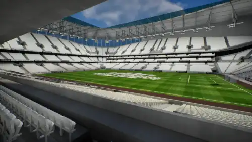View from Section 204 at Tottenham Hotspur Stadium