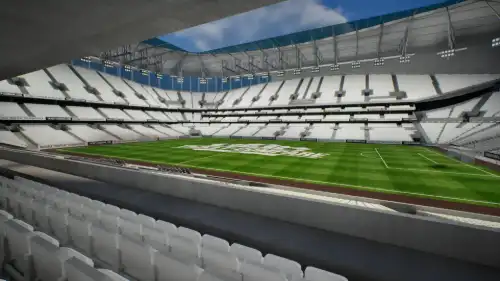 View from Section 205 at Tottenham Hotspur Stadium