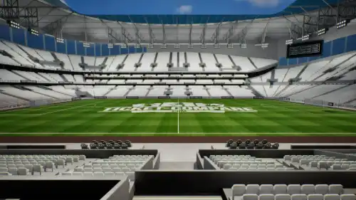 View from Section 212 at Tottenham Hotspur Stadium