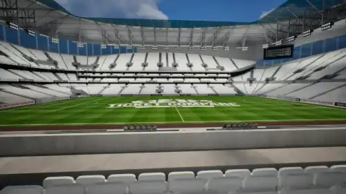 View from Section 215 at Tottenham Hotspur Stadium