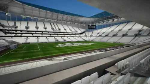 View from Section 222 at Tottenham Hotspur Stadium