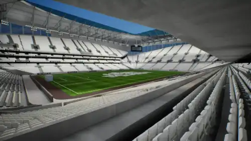View from Section 227 at Tottenham Hotspur Stadium