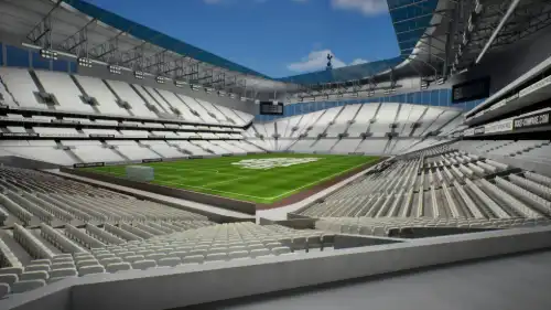 View from Section 232 at Tottenham Hotspur Stadium