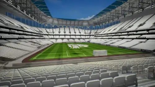 View from Section 256 at Tottenham Hotspur Stadium