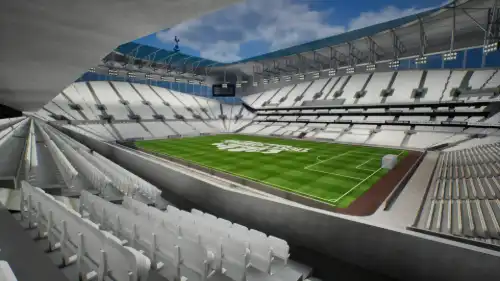 View from Section 313 at Tottenham Hotspur Stadium