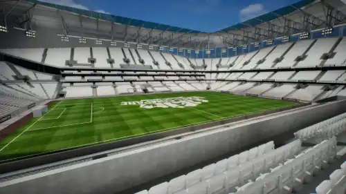 View from Section 320 at Tottenham Hotspur Stadium