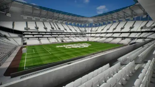 View from Section 321 at Tottenham Hotspur Stadium