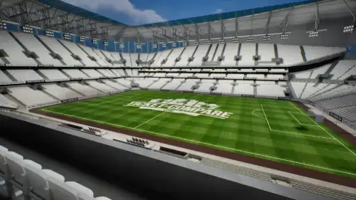 View from Section 403 at Tottenham Hotspur Stadium