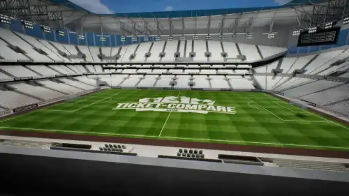 View from Section 405 at Tottenham Hotspur Stadium