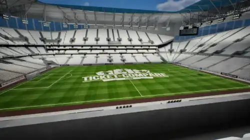 View from Section 407 at Tottenham Hotspur Stadium