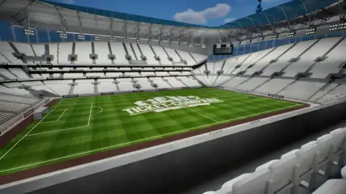 View from Section 410 at Tottenham Hotspur Stadium