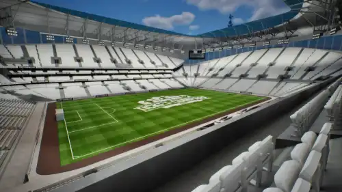 View from Section 412 at Tottenham Hotspur Stadium