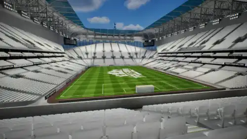 View from Section 421 at Tottenham Hotspur Stadium