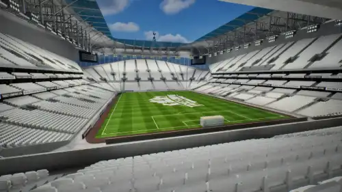 View from Section 422 at Tottenham Hotspur Stadium