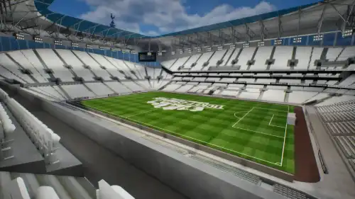View from Section 430 at Tottenham Hotspur Stadium