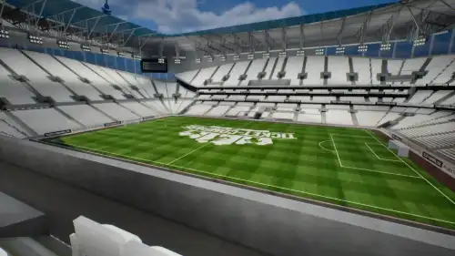 View from Section 434 at Tottenham Hotspur Stadium