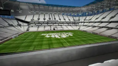 View from Section 443 at Tottenham Hotspur Stadium
