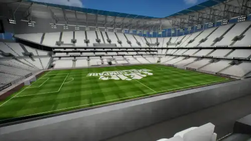 View from Section 445 at Tottenham Hotspur Stadium