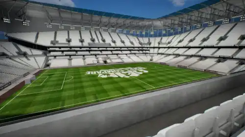 View from Section 446 at Tottenham Hotspur Stadium