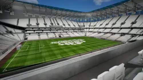 View from Section 447 at Tottenham Hotspur Stadium