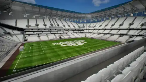 View from Section 448 at Tottenham Hotspur Stadium