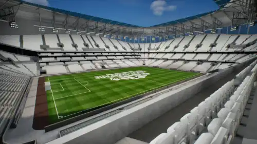 View from Section 450 at Tottenham Hotspur Stadium