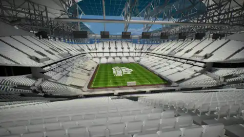 View from Section 453 at Tottenham Hotspur Stadium