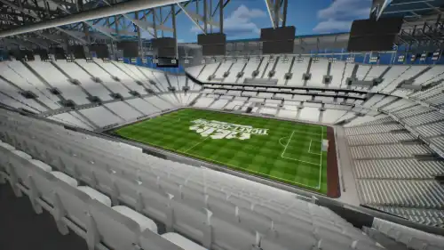 View from Section 522 at Tottenham Hotspur Stadium