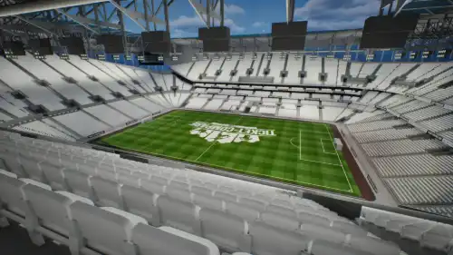 View from Section 523 at Tottenham Hotspur Stadium