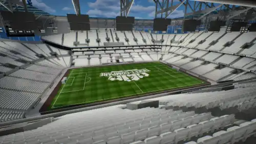 View from Section 528 at Tottenham Hotspur Stadium