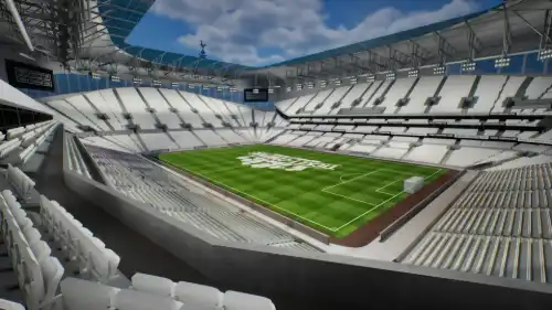 View from Section 426 at Tottenham Hotspur Stadium
