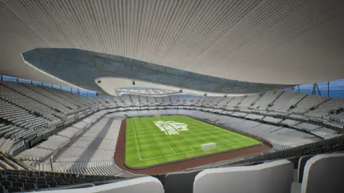 View from Section 104 at Emirates Stadium