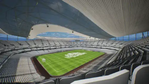 View from Section 117 at Emirates Stadium