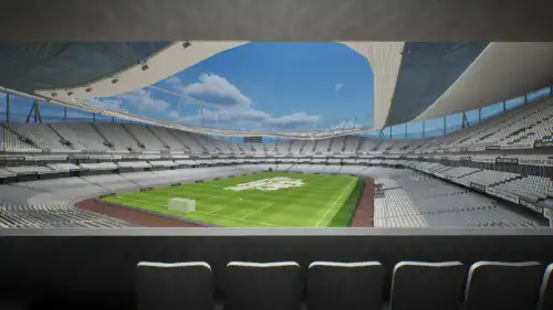 View from Section 22 VIP at Emirates Stadium