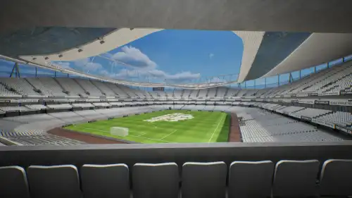View from Section 23 VIP at Emirates Stadium