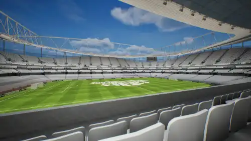 View from Section B42 at Emirates Stadium