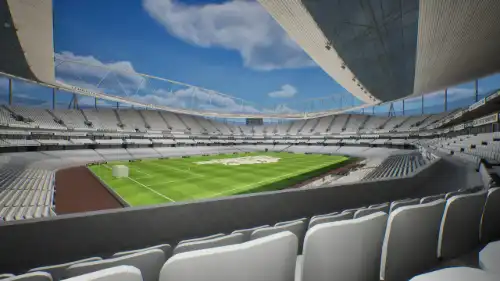 View from Section B45 at Emirates Stadium
