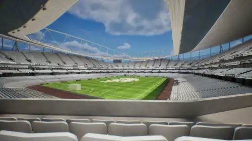 View from Section B47 at Emirates Stadium