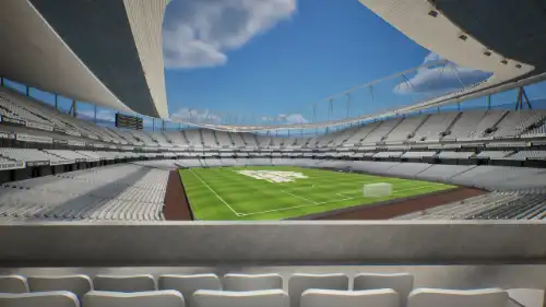 View from Section B55 at Emirates Stadium