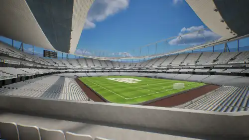 View from Section B56 at Emirates Stadium