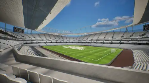 View from Section B58 at Emirates Stadium