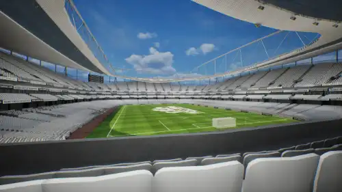 View from Section B76 at Emirates Stadium