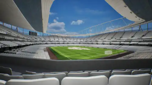 View from Section B78 at Emirates Stadium