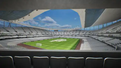 View from Section 21 VIP at Emirates Stadium