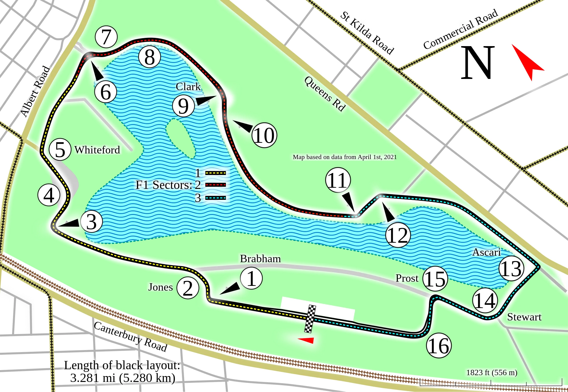 Albert Park Circuit Seating Plan