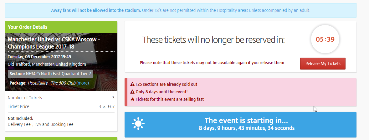 Champions league store tickets viagogo