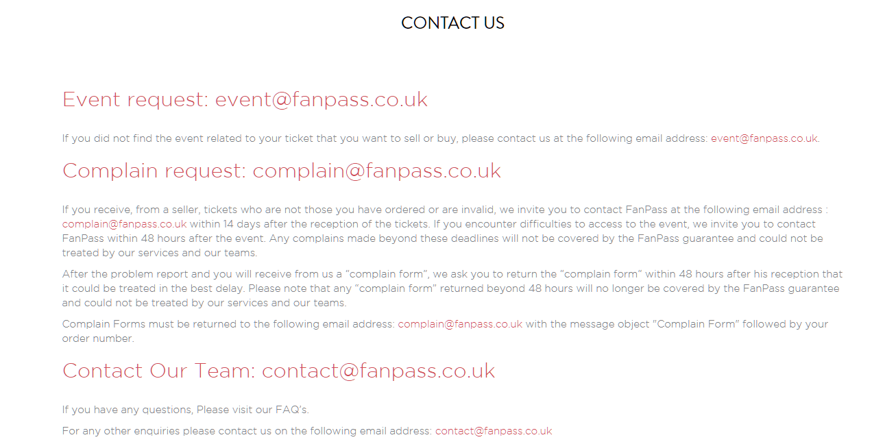 fanpass contact options