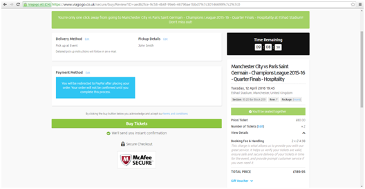 Is Viagogo Safe To Buy Tickets From