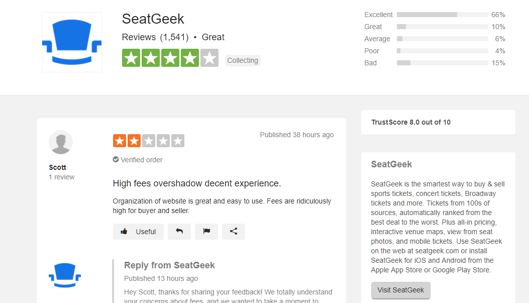 Seatgeek Review Is Com